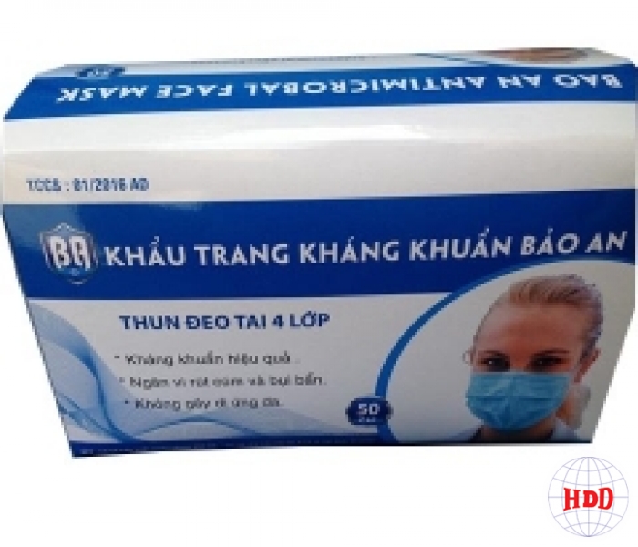 Khẩu trang y tế 4 lớp kháng khuẩn dày
