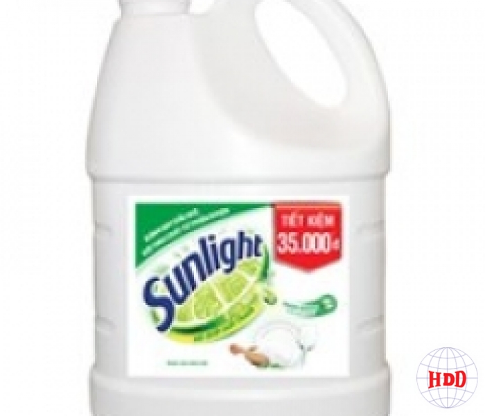 Nước rửa chén Sunlight can 3,6kg - thiên nhiên