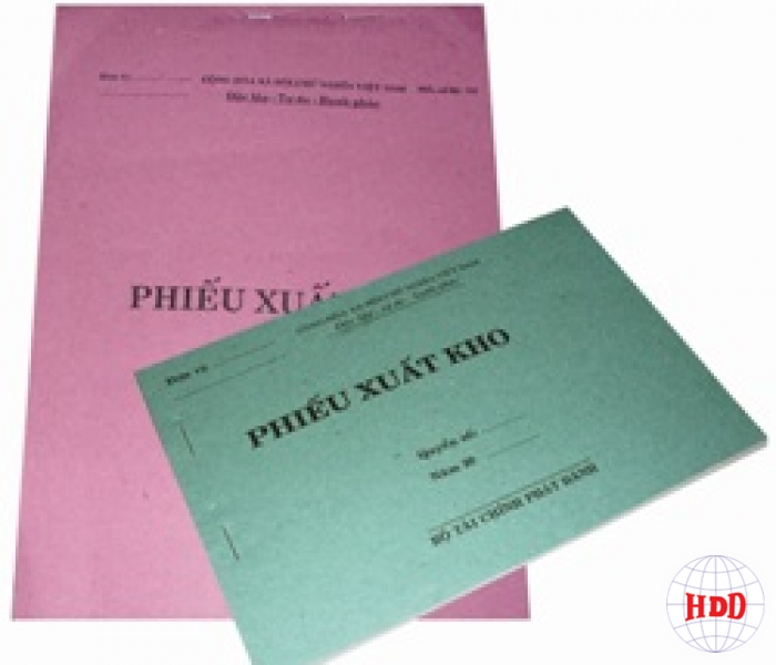 PHIẾU XUẤT KHO 3 LIÊN 13X19CM (50 BỘ = 150 TỜ)