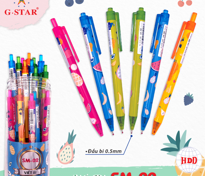 Bút bi bấm G-Star SM-02