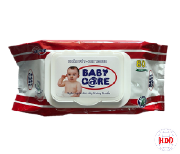 Khăn giấy ướt Baby Care 80 tờ