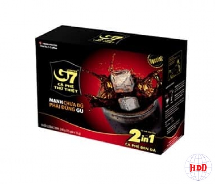 Cafe Trung Nguyên G7 đen 2 in 1 - 15 gói x 16g