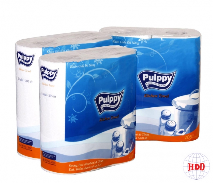 Giấy lau đa năng Pupply cuộn dài