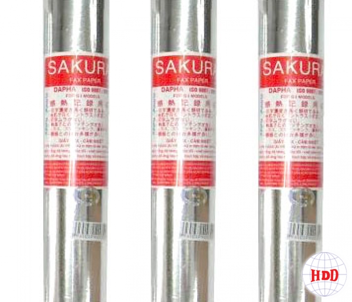 GIẤY FAX SAKURA (210/216X30M)
