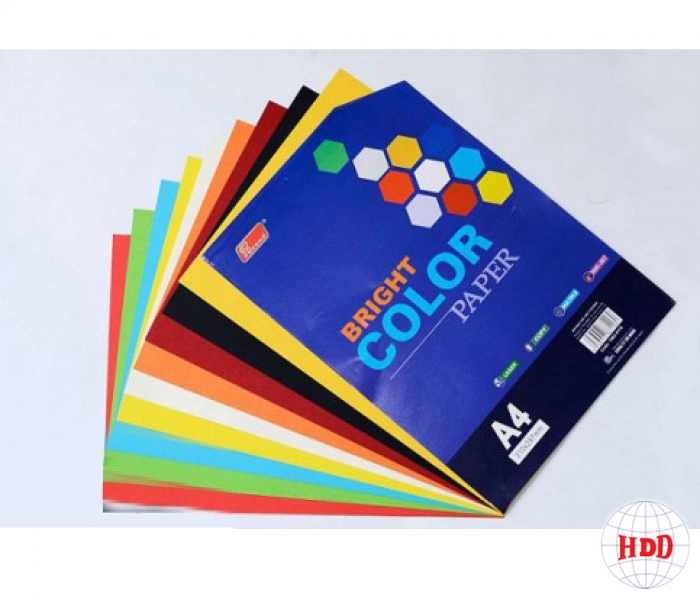 Giấy bìa 5 màu cứng (100 tờ/xấp)