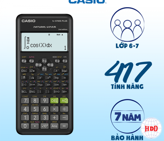 Máy tính CASIO FX-570ES PLUS NEW ( chính hãng)