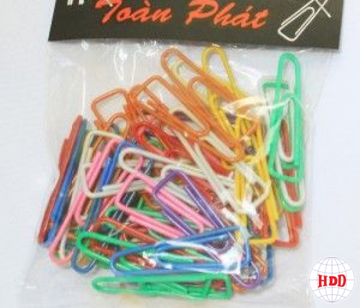 Kẹp giấy nhựa màu