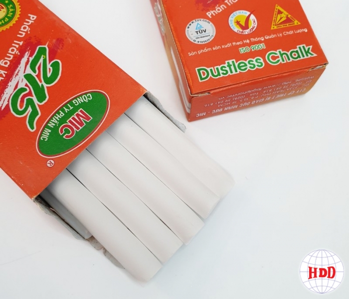 Phấn MIC không bụi 10v, trắng