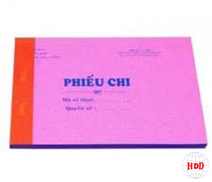 Phiếu chi 1 liên 13x19cm (100 tờ)