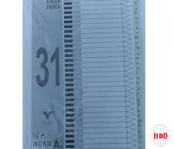BÌA PHÂN TRANG NHỰA 31 SỐ
