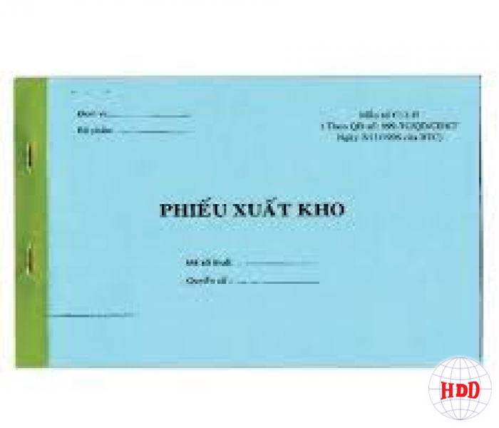 Phiếu xuất kho 1 liên 13x19cm (100 tờ)