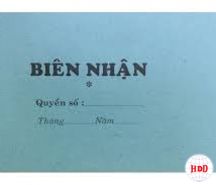 Biên nhận 1 liên trắng