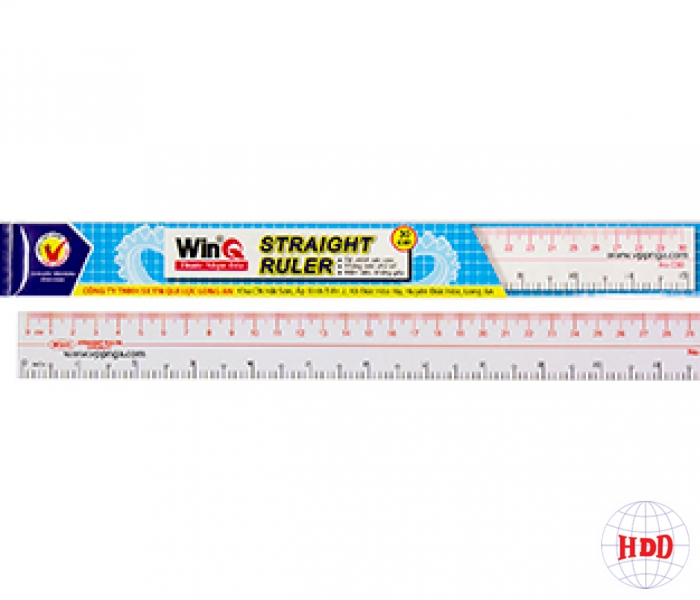 Thước 30cm, WinQ (dẻo)